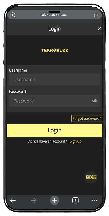 Log In to the Tekkabuzz App
