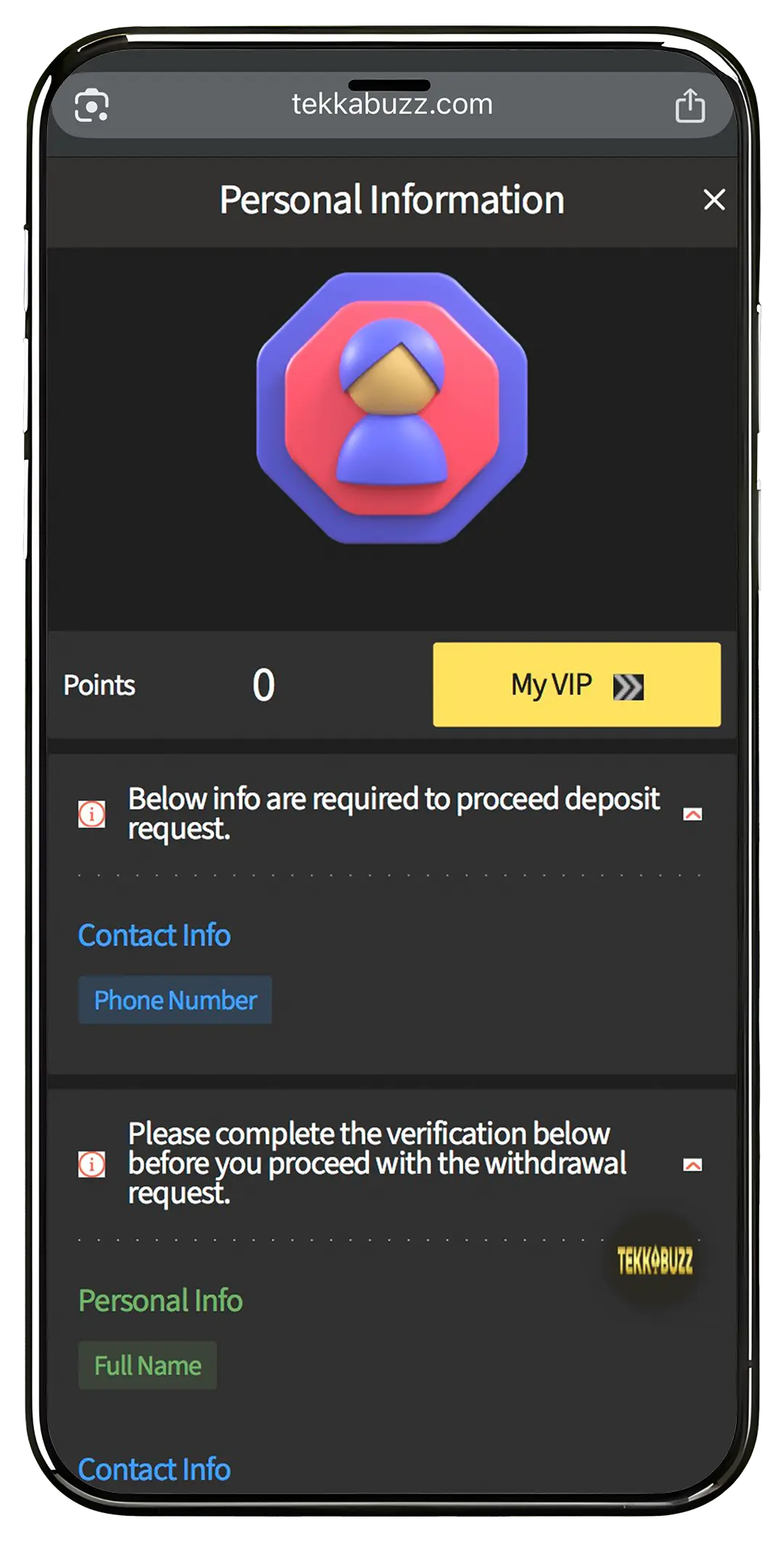 Access Your Profile