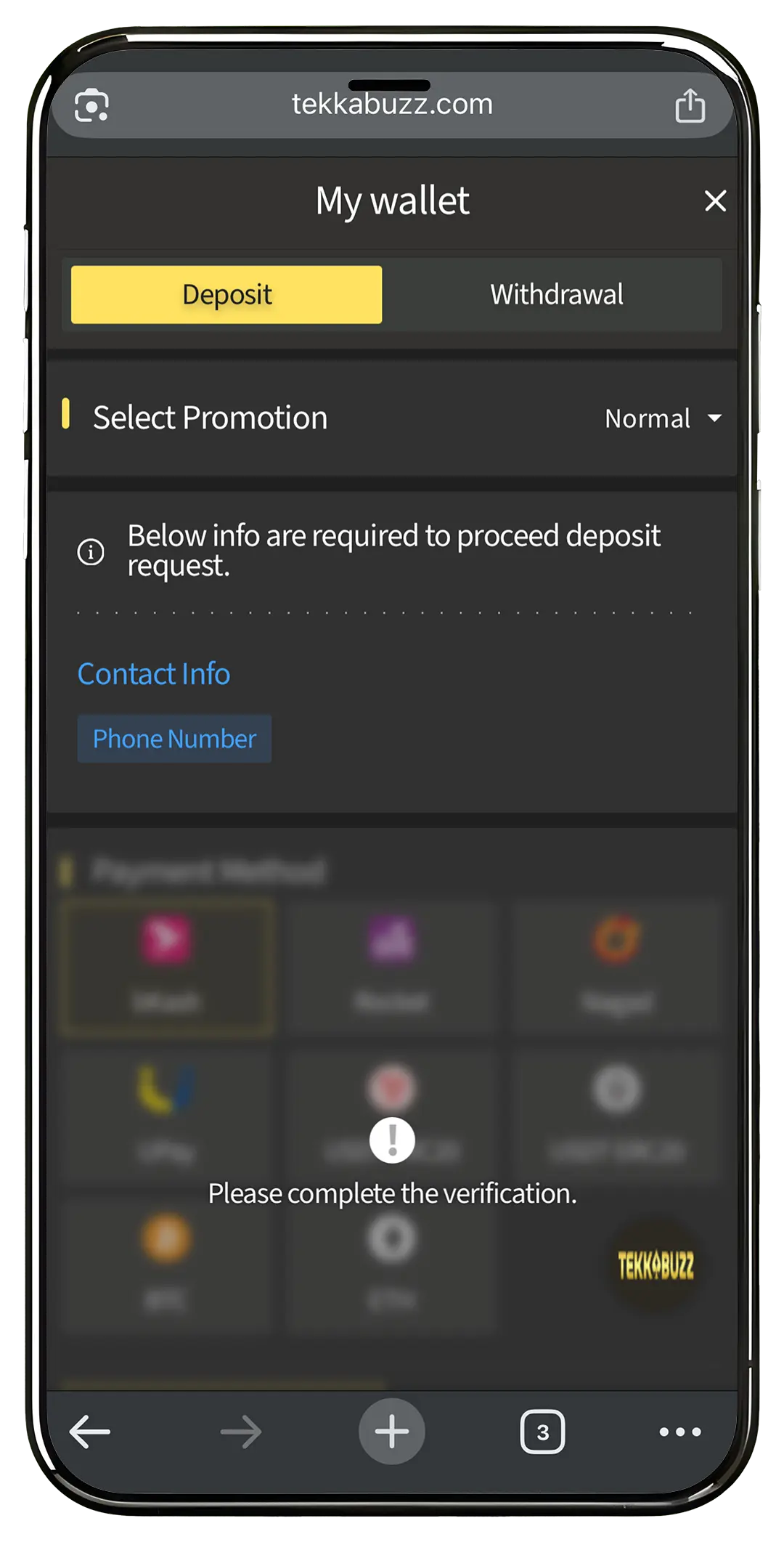 Make a Deposit