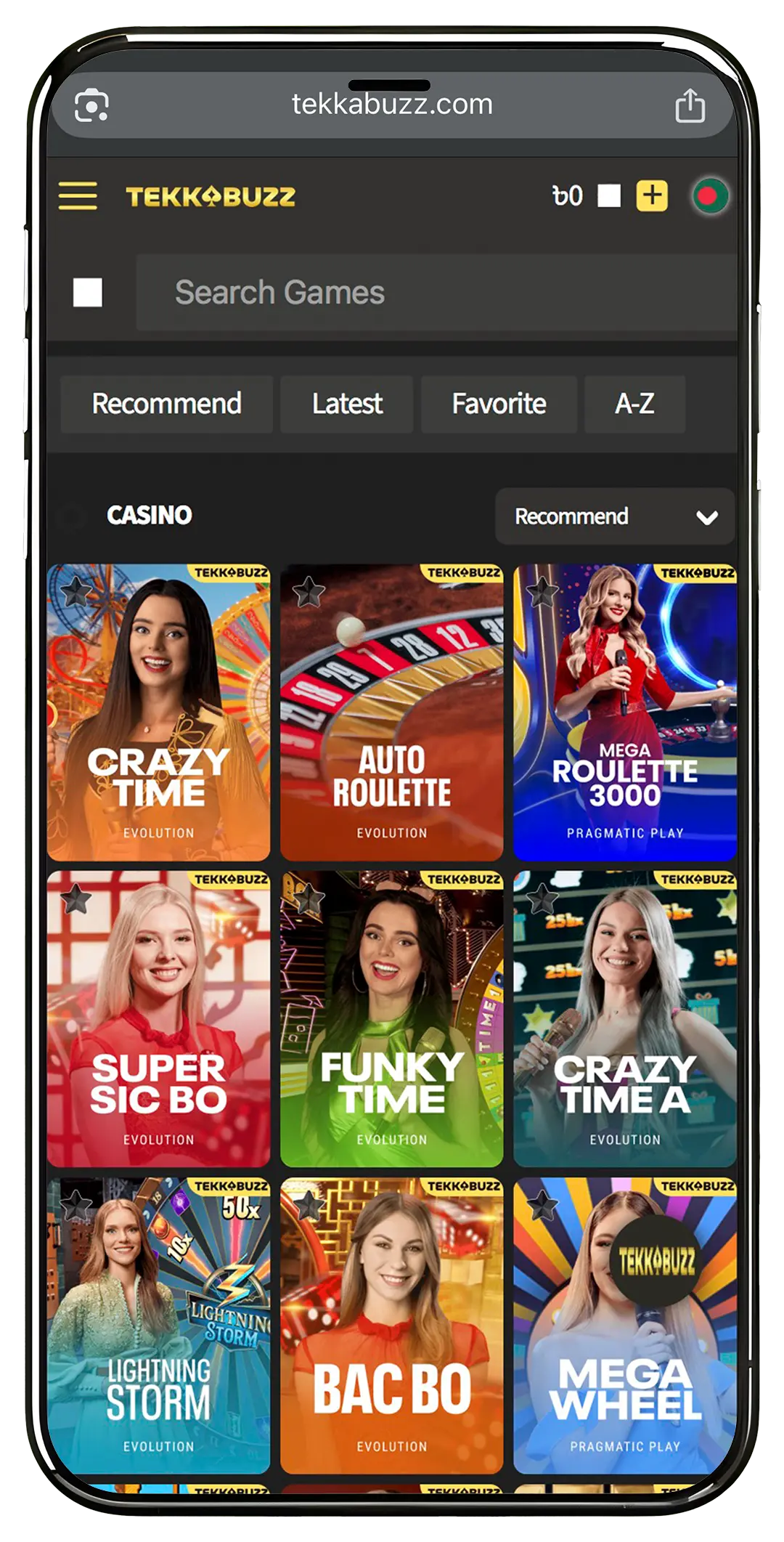Explore Tekkabuzz Casino Games