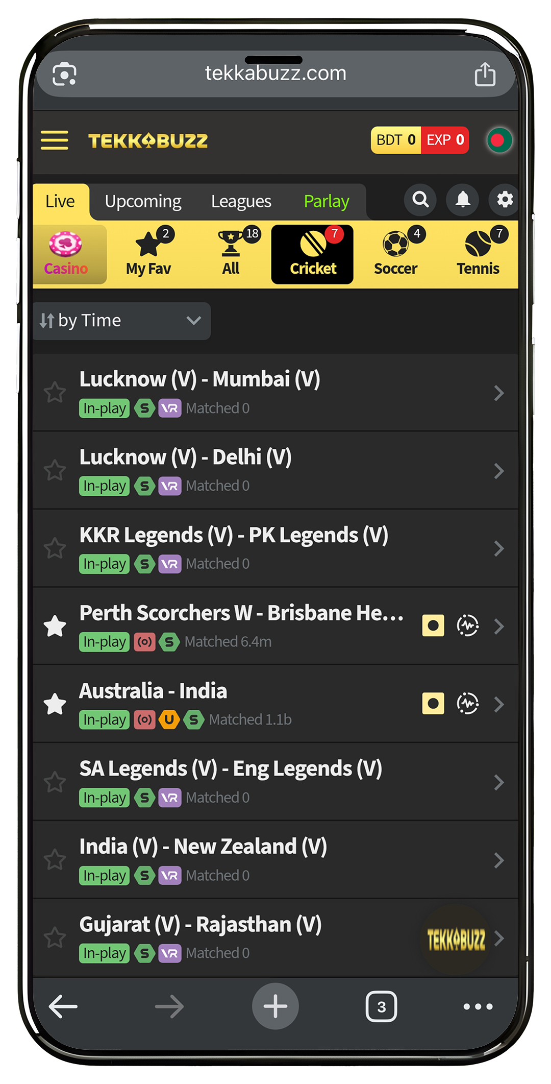 Try Tekkabuzz Sports Betting