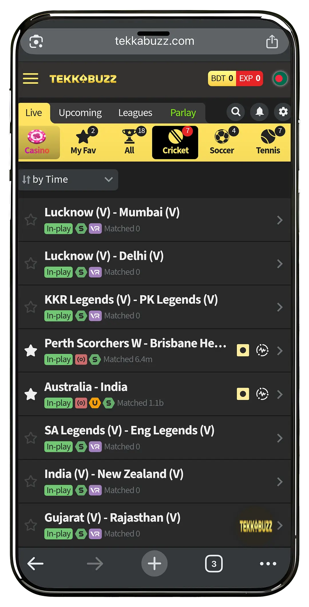 Try Tekkabuzz Sports Betting